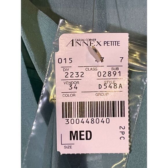 NWT Casual Corner Annex Silk Blouse and Cami - Picture 7 of 14